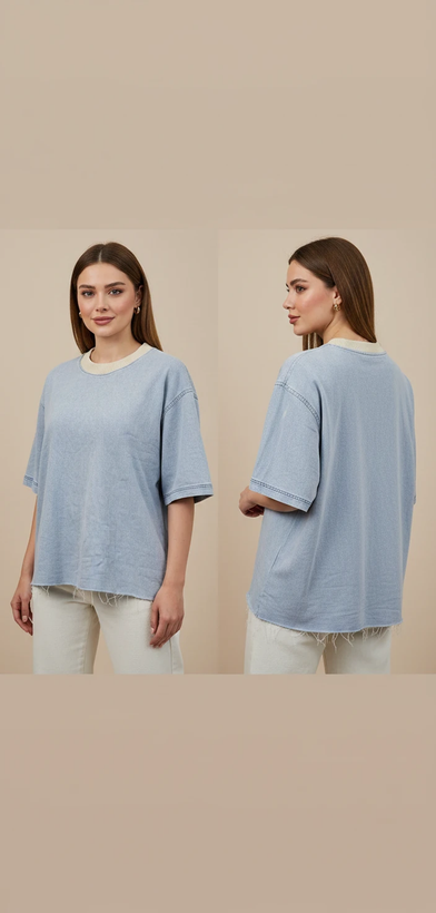 تیشرت جین ZARA